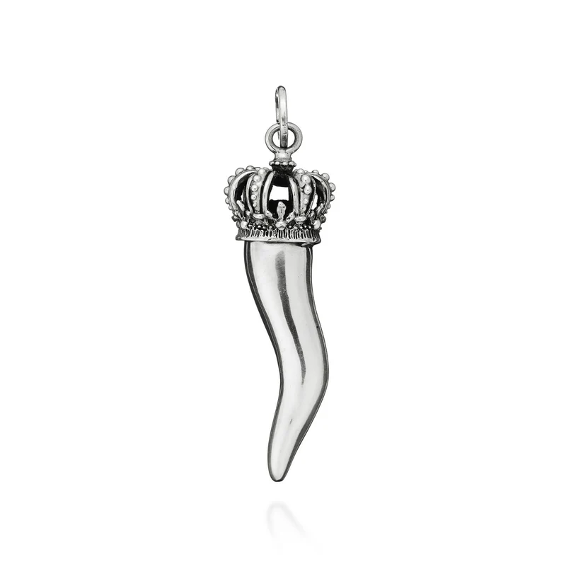 Giovanni Raspini charm corno medio corona Charm in Argento 925 08760
