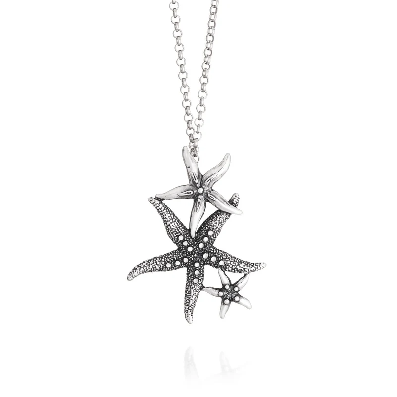 Giovanni Raspini pendente stelle marine Collana in Argento 925 12644
