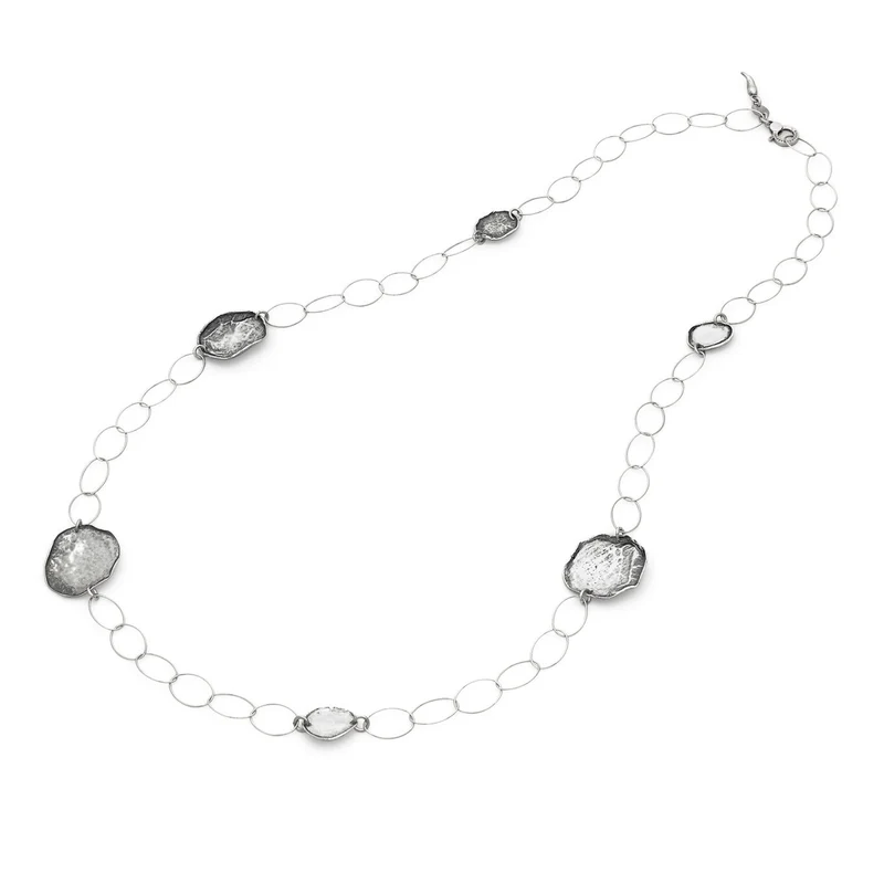 Giovanni Raspini collana lunga fuego Collana in Argento 925 12639