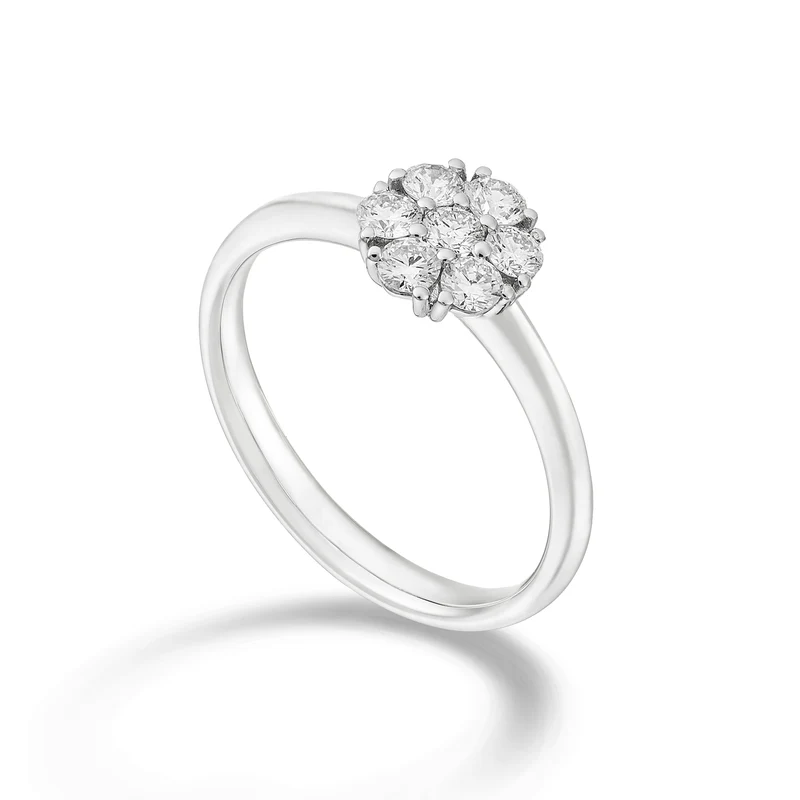 Golay anello multipietra con 7 diamanti da 0,09ct AB21379-24205110046