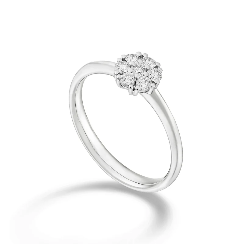 Golay anello multipietra con 7 diamanti da 0,04ct AB2136-24205110035