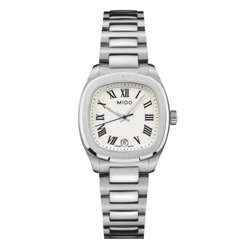 Mido orologio Multifort TV 28mm avorio quarzo acciaio M049.110.11.263.00
