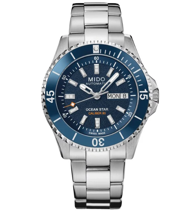 Mido orologio Ocean Star 200 41mm blu automatico acciaio M026.930.11.041.00
