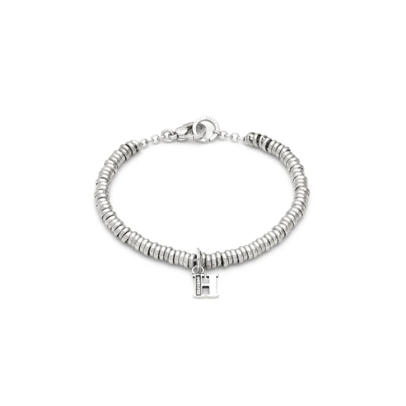 Giovanni Raspini bracciale lettera h crystal Bracciale in Argento 925 e zirconi X01461