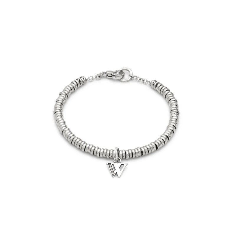 Giovanni Raspini bracciale lettera w crystal Bracciale in Argento 925 e zirconi X01446