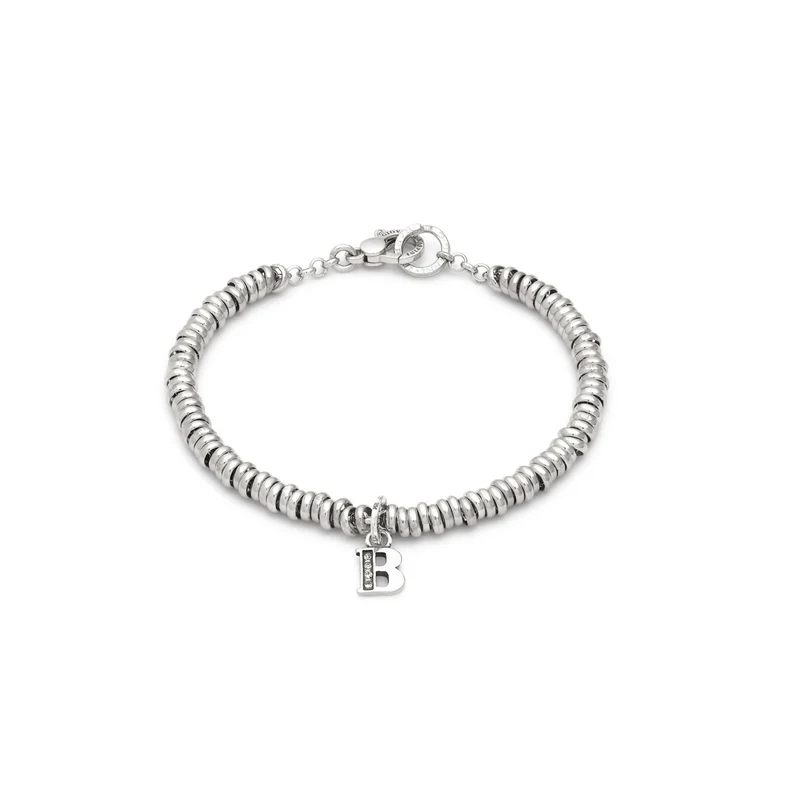 Giovanni Raspini bracciale lettera b crystal Bracciale in Argento 925 e zirconi X01467