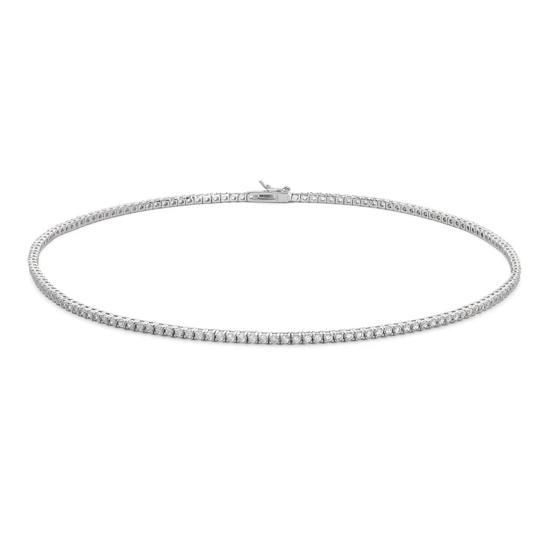 Comete Girocollo Argento 925‰ in Argento 925‰ con Zirconi bianchi GLA286M42