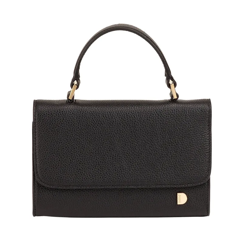 DUDU Borsa Donna Piccola in Vera Pelle Made in Italy, Borsa a Mano e Tracolla, Pelle Pieno Fiore o Scamosciata - Mini Bag con Tracolla Regolabile e Rimovibile, Patta con Chiusura Magnetica