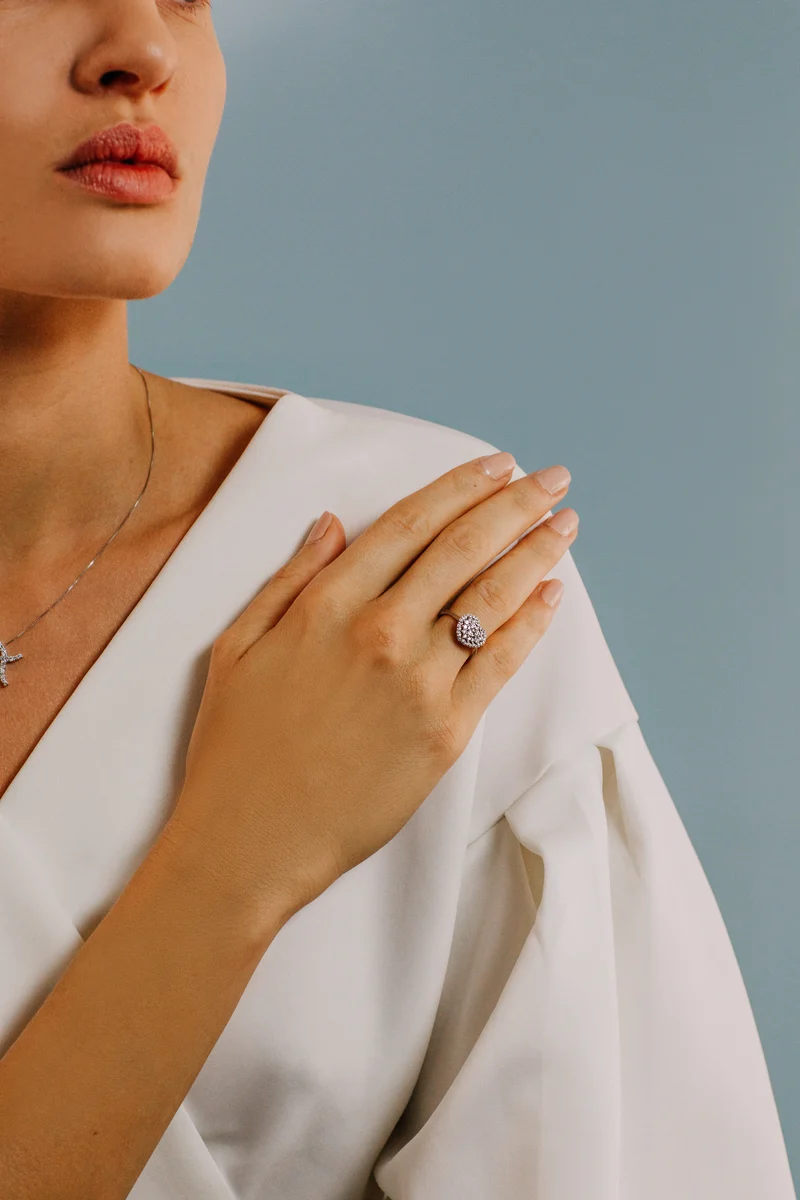 Comete Anello Cuore in Oro e Diamanti ANB2416