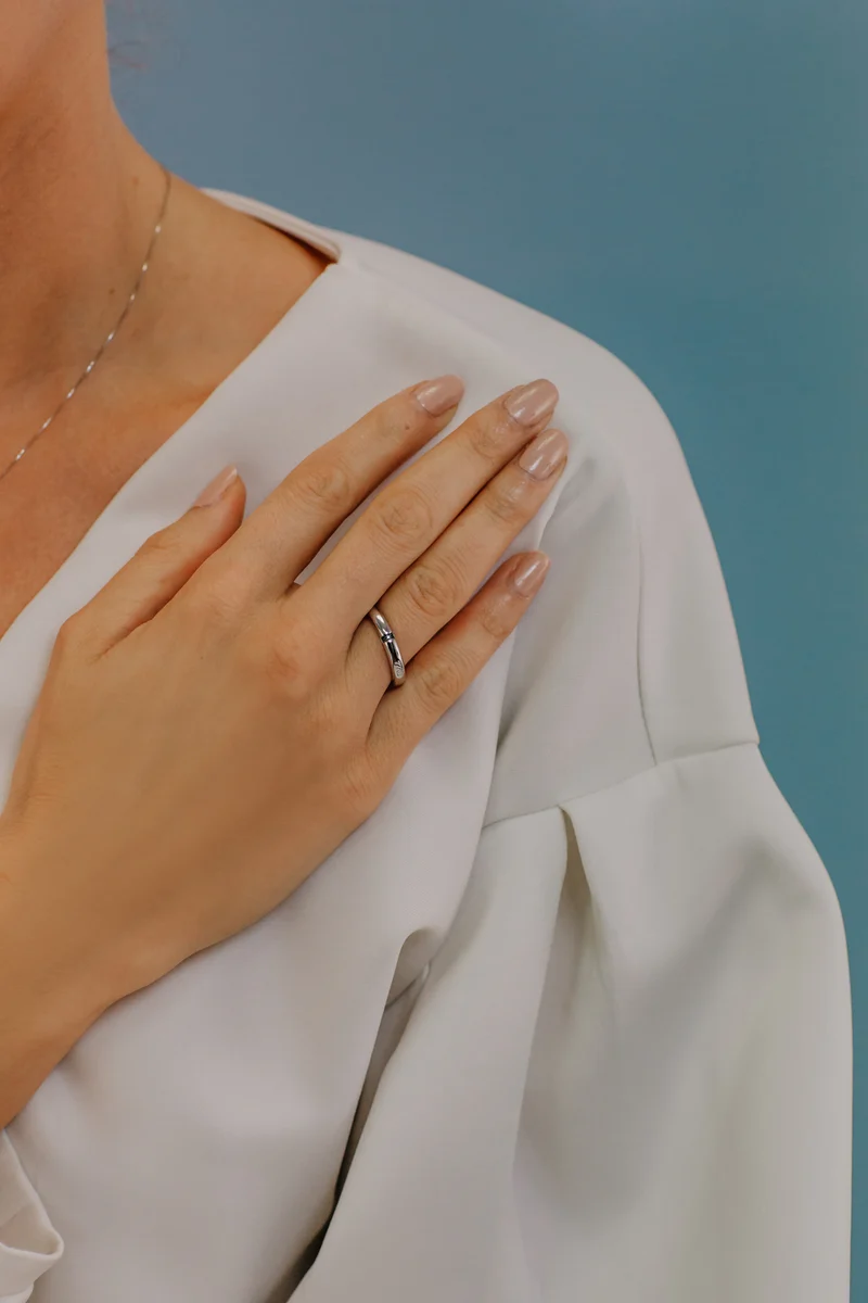 Comete Fedina in Argento You and Me Uomo ANG105M20