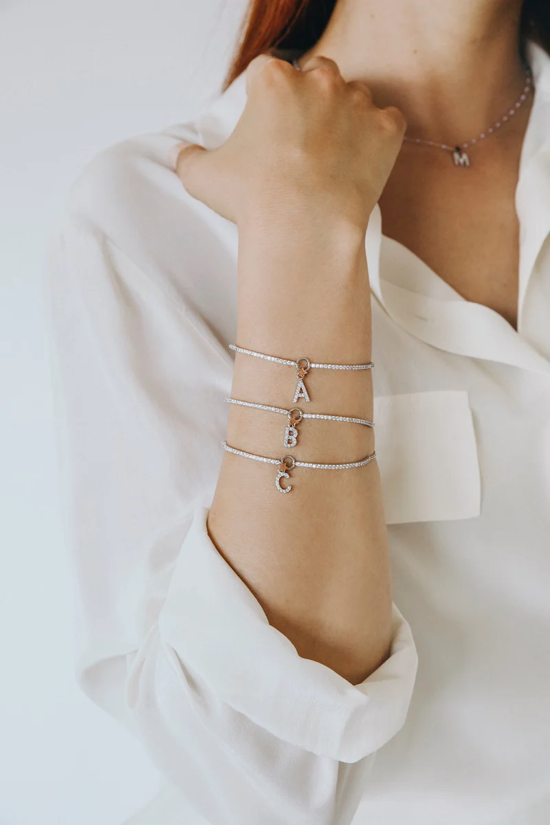 Comete Bracciale in Argento Lettera T BRA196