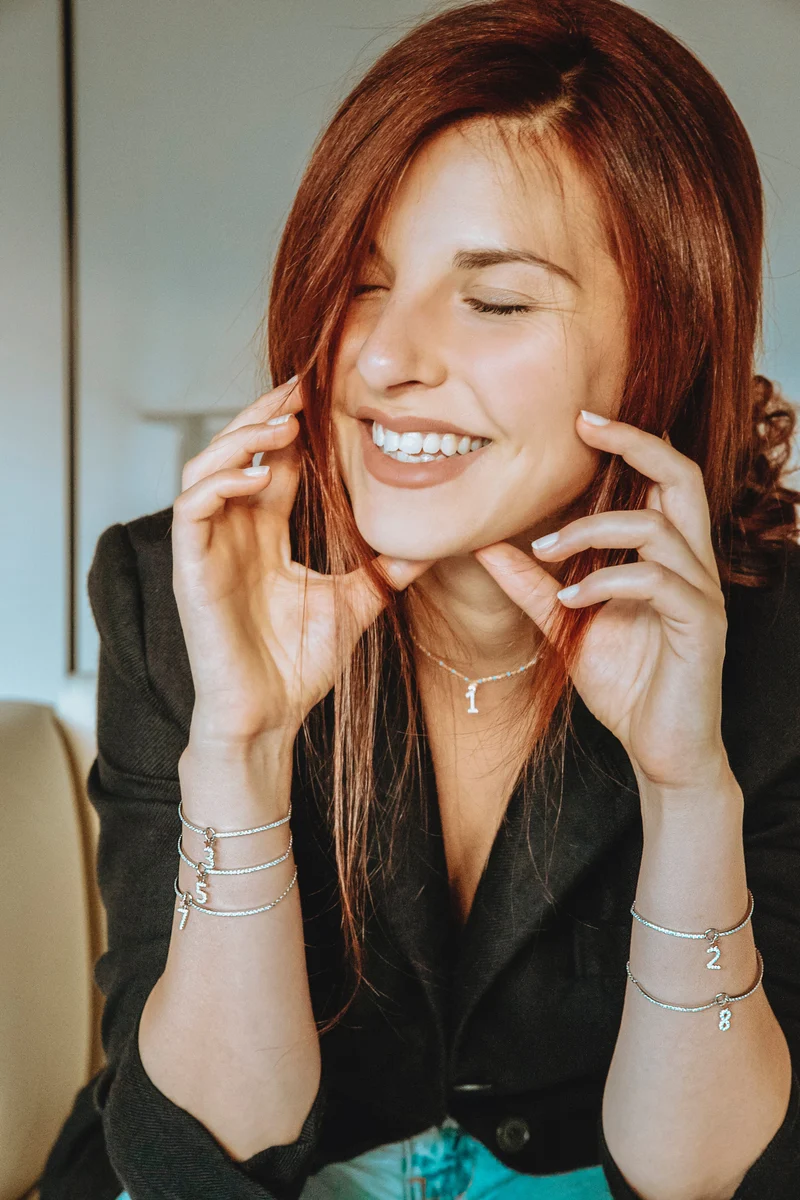 Comete Girocollo in Argento numero 9 GLA207