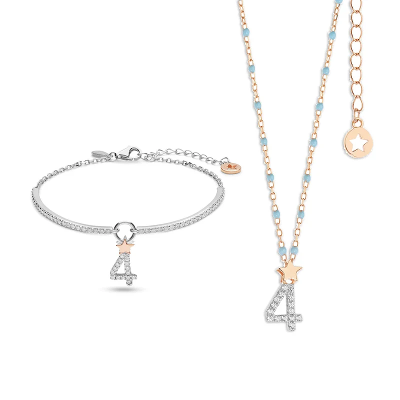 Comete Collana e bracciale in Argento numero 4 KIT202206