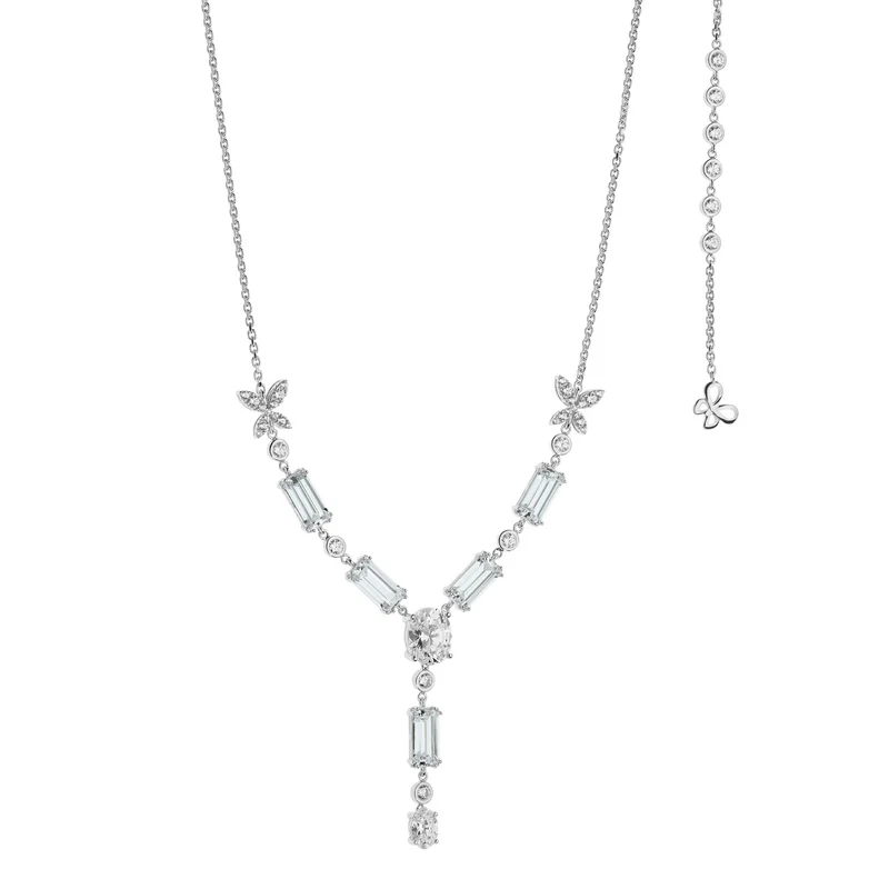 Comete Girocollo glamour in Argento e zirconi GLA155