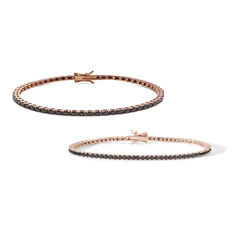 Comete 2 Tennis in Argento rosè 925‰ e zirconi neri UBR901M18991M18