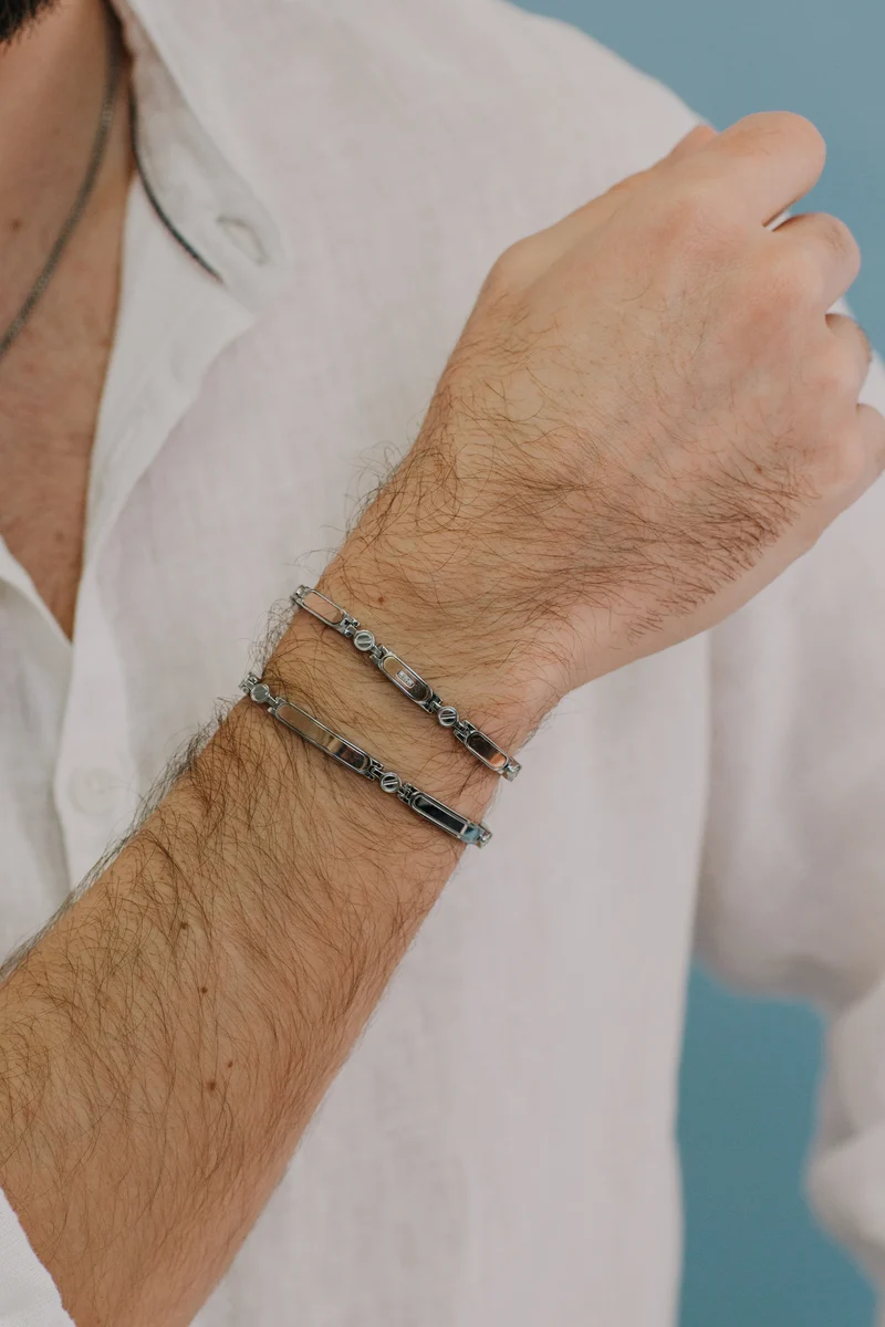 Comete Bracciale in Acciaio e pvd rosè UBR1010