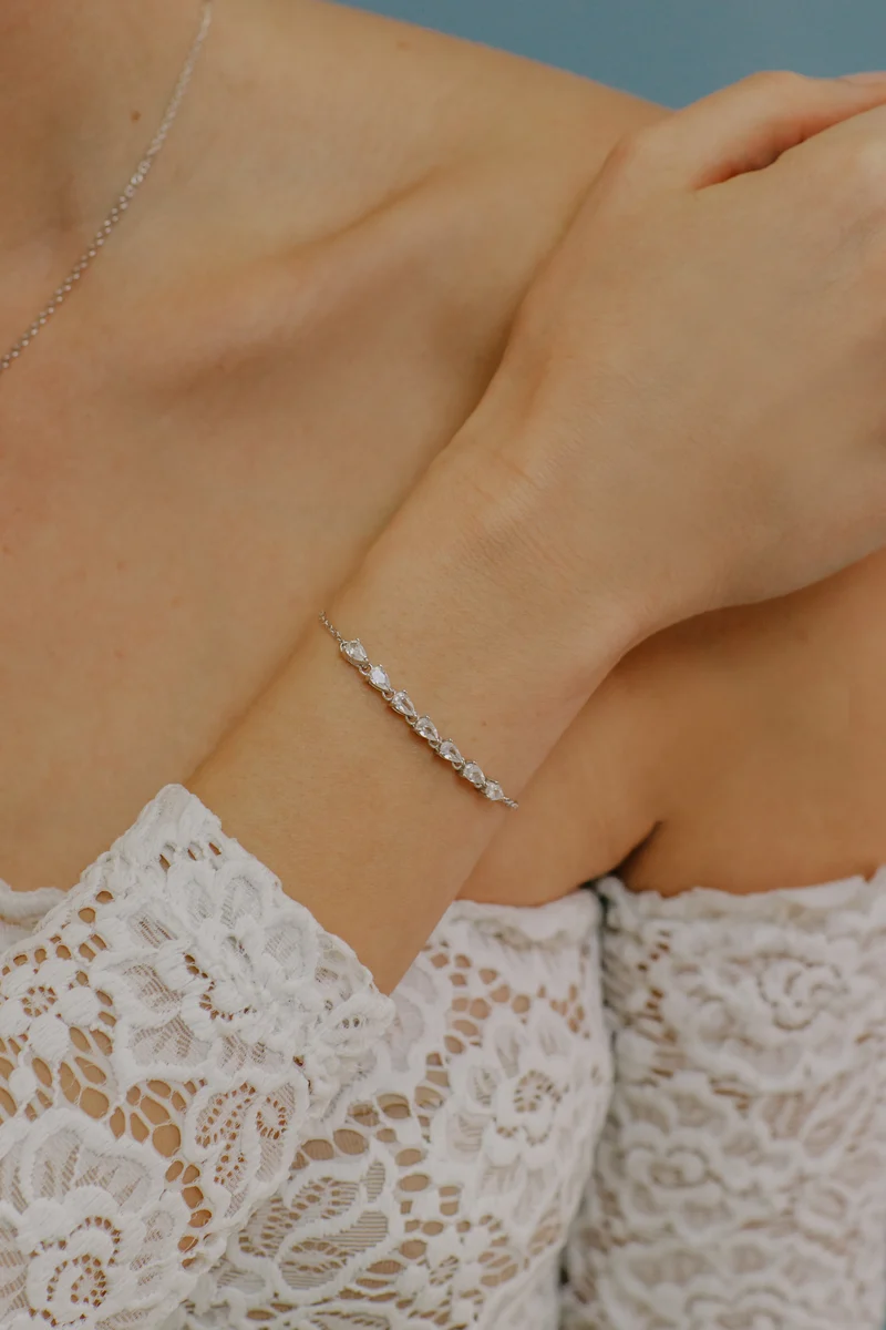 Comete Bracciale gocce di Tennis BRA232
