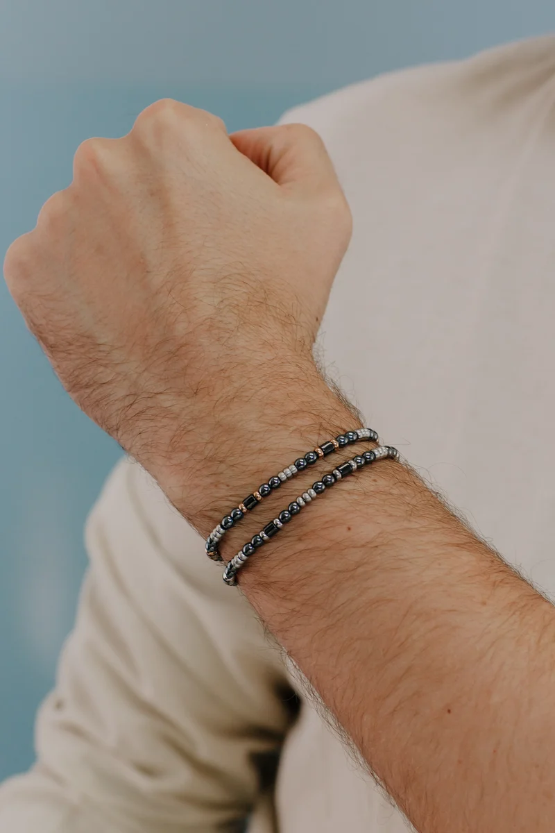 Comete Bracciale ematite nera UBR925