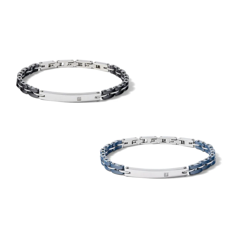Comete Bracciali Tyres in Acciaio e ceramica UBR10701071