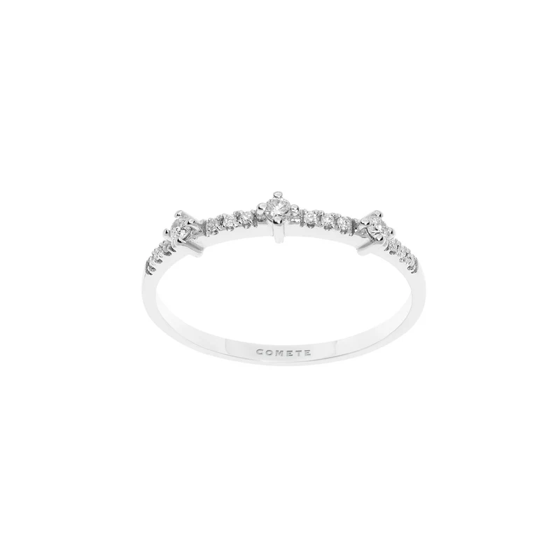 Comete Fedina in Oro bianco e Diamanti ANB2475