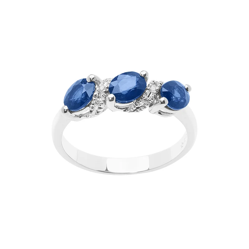 Comete Anello Trilogy con Zaffiri e Diamanti ANB2668