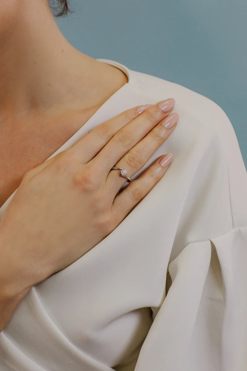 Comete Anello in Oro Rose di Diamanti ANB2647
