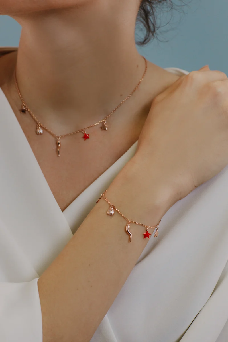Comete Bracciale in Argento Cornetto BRA244