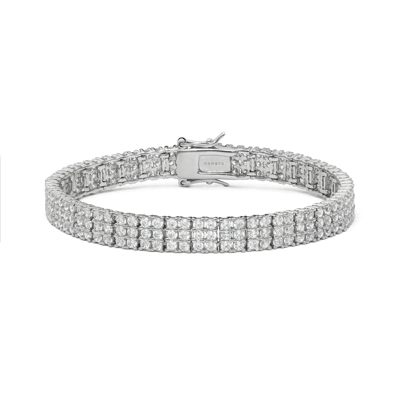 Comete Bracciale in Argento e Zirconi bianchi BRA265M17