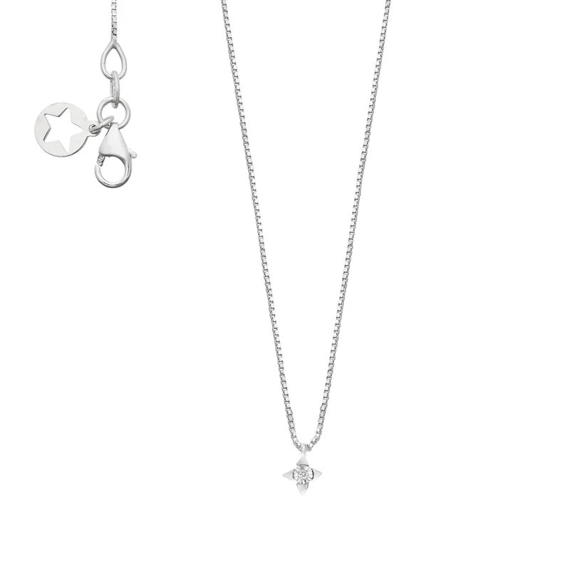 Comete Girocollo in Oro 375‰ e Diamanti bianchi KGLB1400