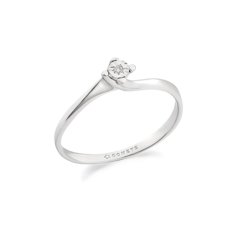 Comete Anello in Oro 375‰ e Diamante bianco KANB1900