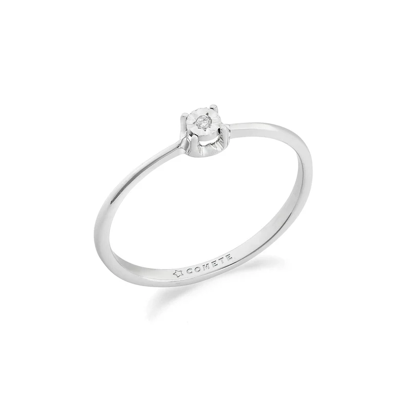 Comete Anello Oro 375‰ e Diamante bianco KANB1901