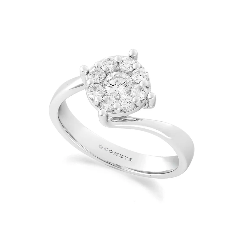 Comete Anello in Oro bianco 750‰ e Diamanti bianchi ANB2758