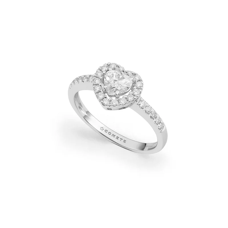 Comete Anello a cuore in Oro 750‰ con Diamanti bianchi ANB2761
