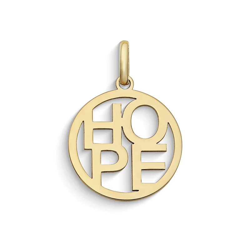 Comete Ciondolo incisione Hope in Oro giallo 375‰ KCOB015