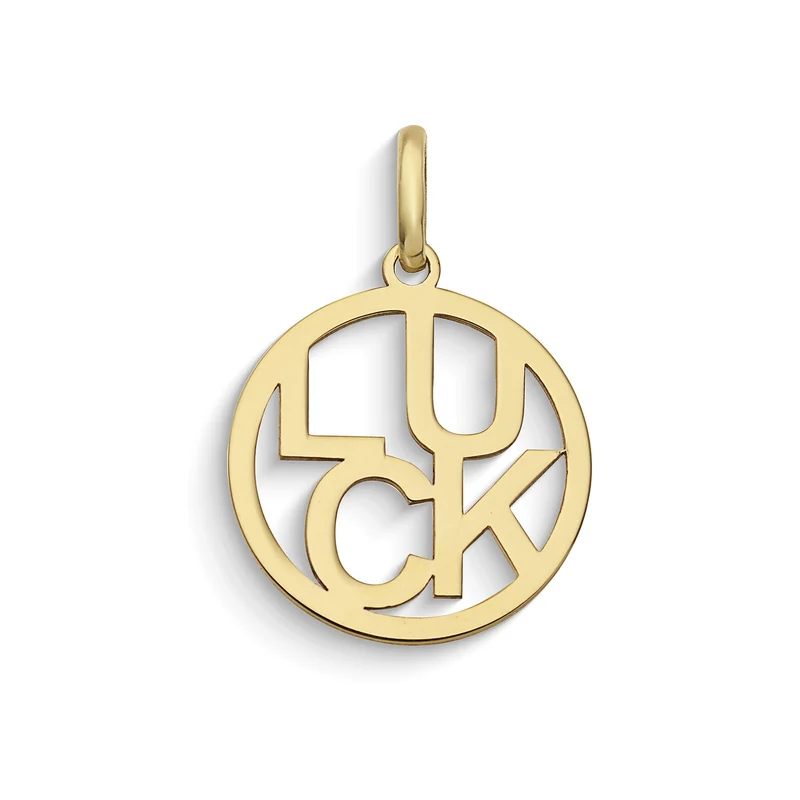 Comete Ciondolo incisione Luck Oro giallo 375‰ KCOB014