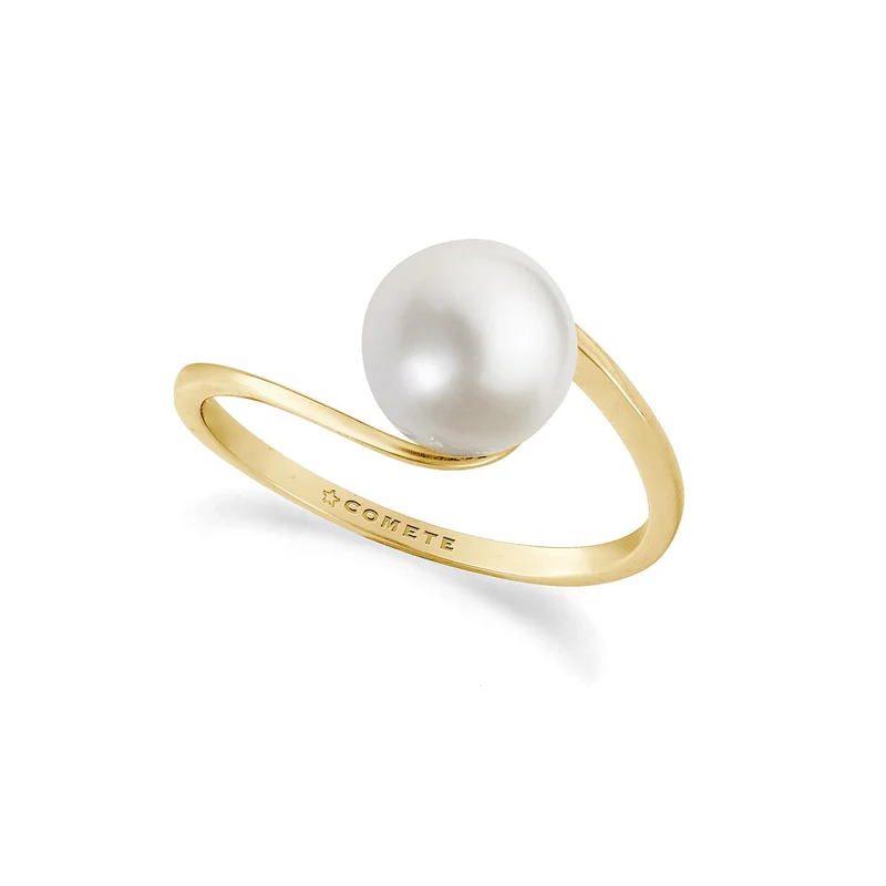 Comete Anello in Oro giallo 750‰ con Perla coltivata ANP417G