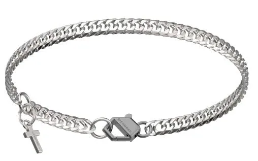 John Richmond bracciale Groumetta titanium diamanti Lab Grown JRRB13WB