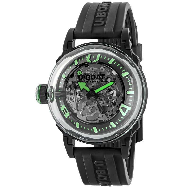 U-BOAT orologio U-65 44mm verde automatico acciaio finitura PVD nero 3347