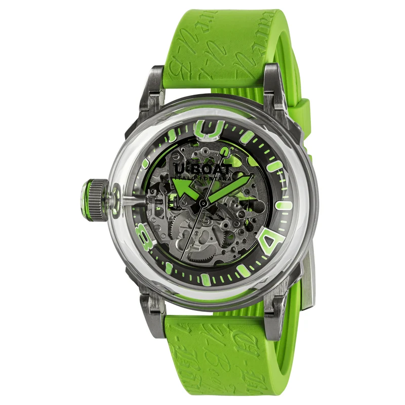 U-BOAT orologio U-65 44mm verde automatico acciaio 3344