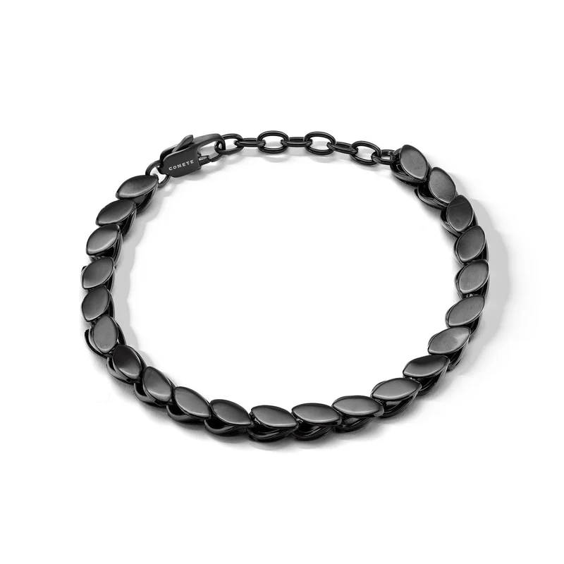 Comete Bracciale in acciaio con PVD nero UBR1355