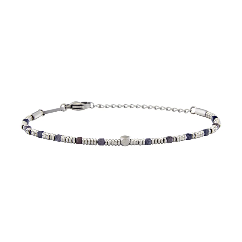 Breil bracciale Priam acciaio radice di zaffiro TJ3648