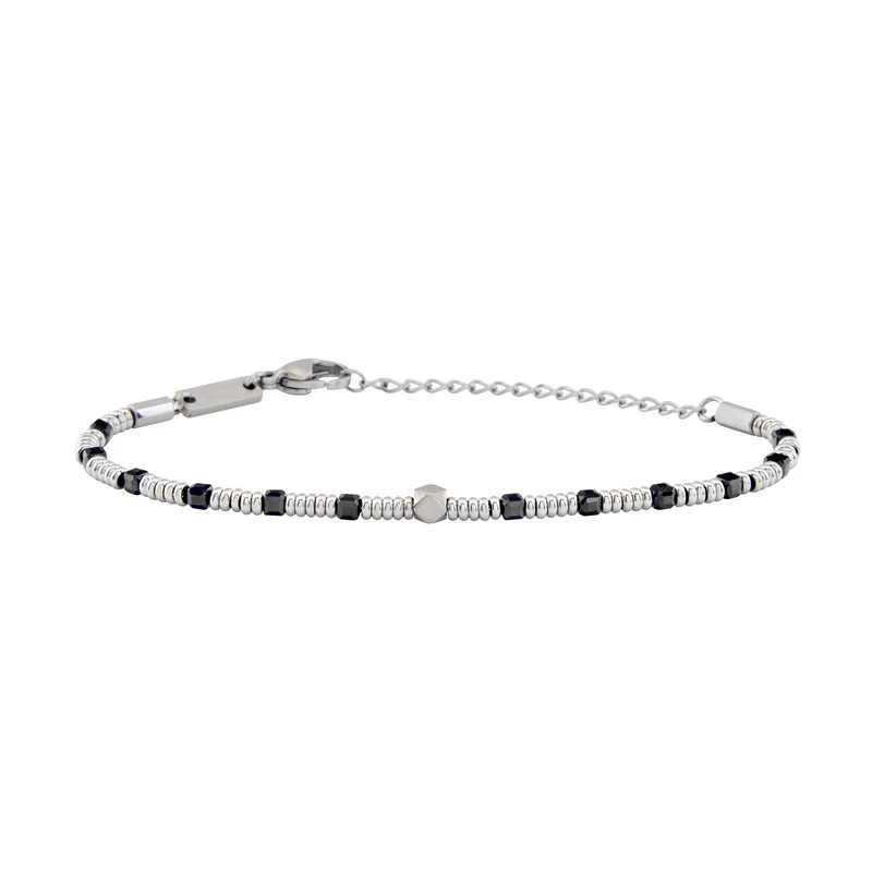 Breil bracciale Priam acciaio spinello TJ3649