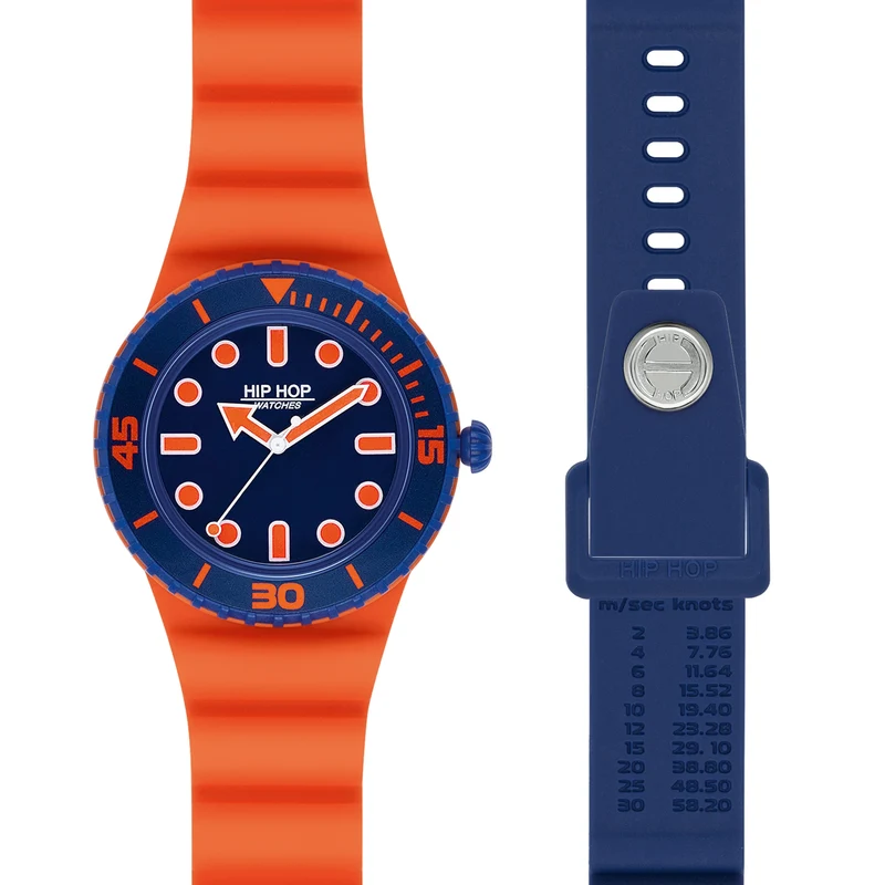 Hip Hop orologio Master Orange/Blue 41mm HWU1234