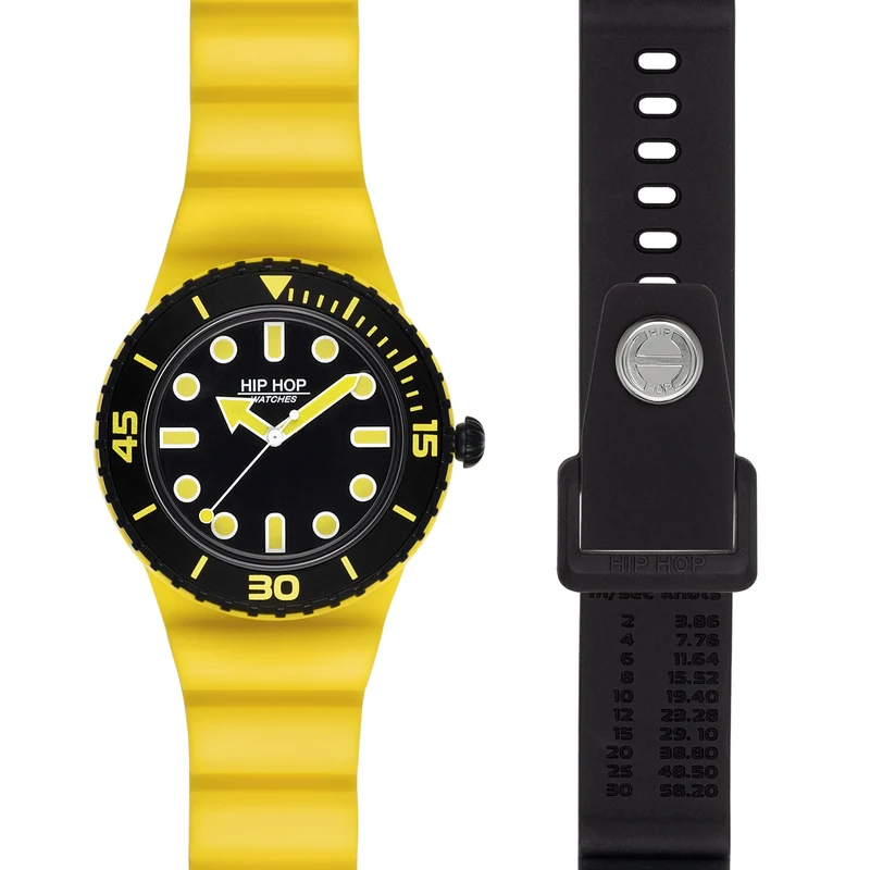Hip Hop orologio Master Yellow/Black 41mm HWU1231