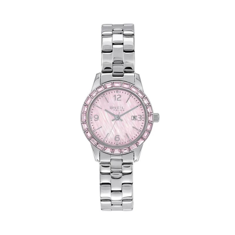 Breil orologio Glow And Go 30mm madreperla rosa quarzo acciaio EW0824