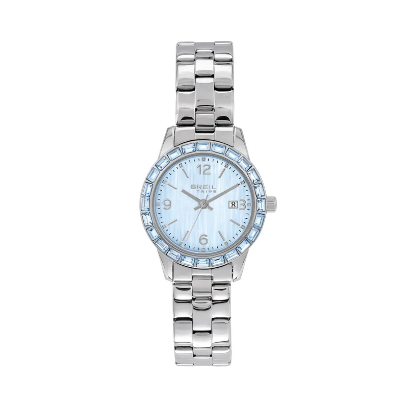Breil orologio Glow And Go 30mm madreperla azzurro quarzo acciaio EW0823