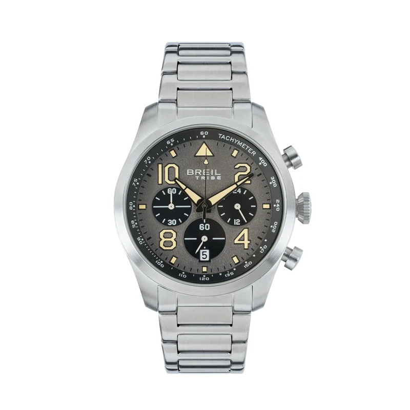 Breil orologio Recon Chrono 42mm grigio quarzo acciaio EW0839