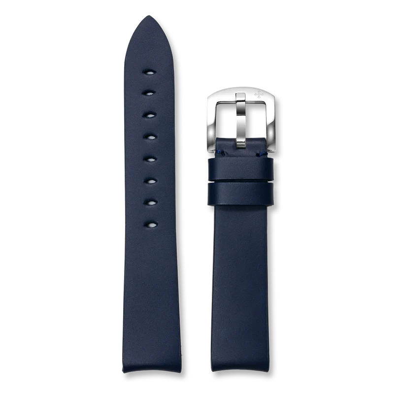 Venezianico Cinturino in Pelle Blu Notte 20mm