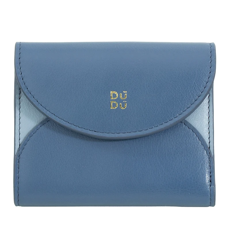 DUDU Portafoglio Donna Piccolo in Pelle Compatto con Porta Carte e Portamonete – Portafogli Donna Vera Pelle Elegante e Capiente