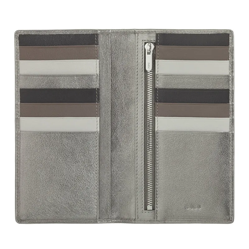 DUDU Portafoglio Donna Anti RFID in Pelle Colorato Grande con 16 Tasche Porta Carte di credito Tessere